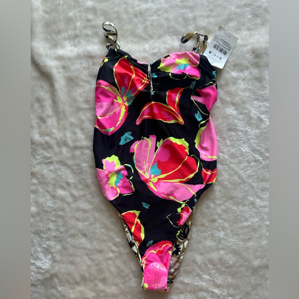 Reversible Floral One-Piece Swimsuit - Picture 2 of 13